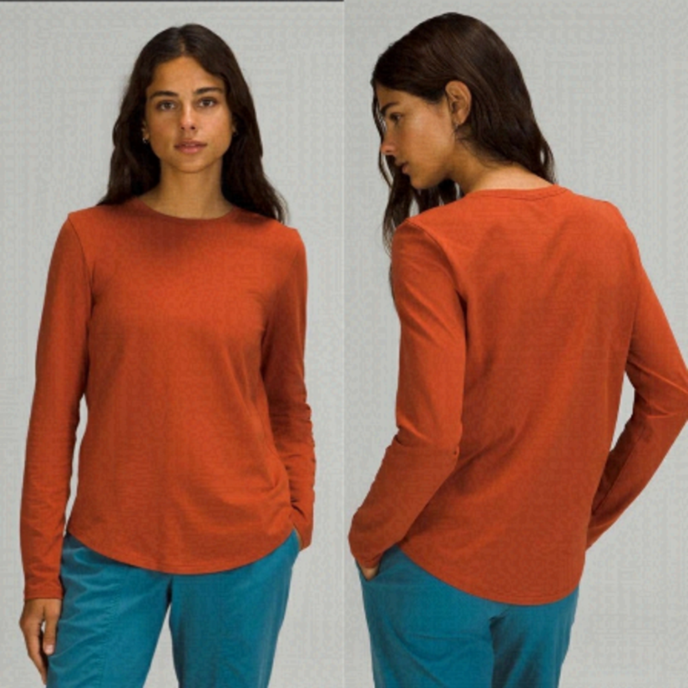 Lululemon Love Long Sleeve Shirt Aztec Brick